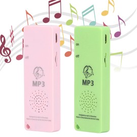 Lossless Sound Quality Mp3 Player, Multifunctional Portable Mini Mp3 for Students, Support 64gb External Memory Card, Long Battery Life(Green)