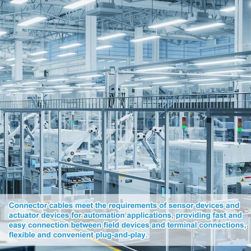 uxcell GX16 4 Pins Double Female Head Aviation Socket Connector