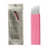 20pcs Pink Microblading Blades 16 Slope 0.15mm Nano Agujas de