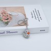 Cute Crystal Rhinestone Animal Duck Car Key Chain Ring Charm