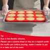Redfly 3 Pack Silicone Muffin Pan & Cupcake Pans for