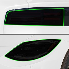 BOGAR TECH DESIGNS Full Headlight Taillight Tint Kit Compatible with Nissan Z 2023+, Dark Smoke