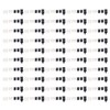 50PCS Servo Receiver Connector Plug with Lock and Male Female