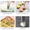 4 PCS Large Piping Nozzle Tip Cake Decorating, Stainless Steel