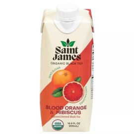 Saint James Bra St James Black Tea Blood Orange & Hibiscus 16.9fz - 16.9 FZ (Pack of 12)