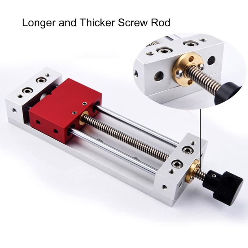 0-100mm Clamping Range Aluminium Alloy Bench Vice, Mini Drill Press