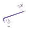 sourcing map 8mm Ball End Hex Key Wrench, L Shaped