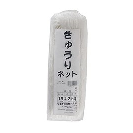 Dio Kasei Cucumber Net, 7.1 inches (18 cm), 1.6 x 196.6 ft (4.2 x 50 m), Color: White/Green