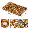 Vinsiora Soap Holder Modern Resin Decorative Tray for Bathroom Shower