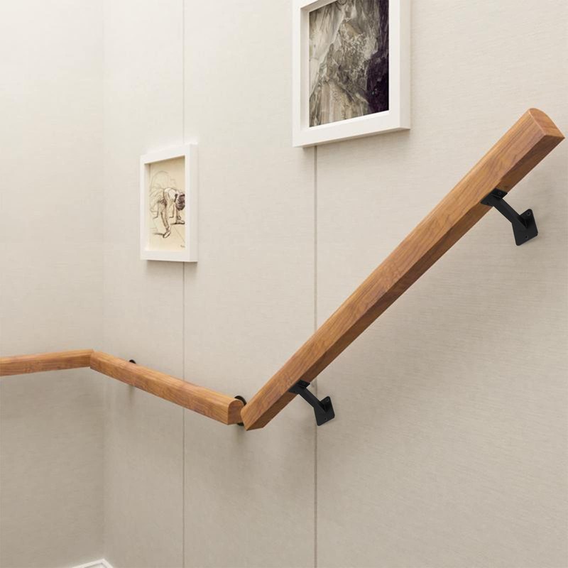 RealPlus Handrail Brackets for Staircase Heavy Duty Steel Stair Railing