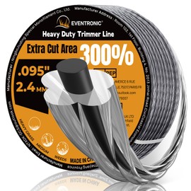095'' Trimmer Line 200FT Heavy Duty Pentagon Dual Core Weed Eater String