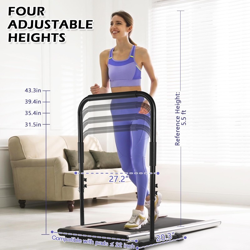 Upgraded Walking Pad Handle Bar Only, Treadmill Handles