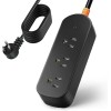 Unbranded Surge Protector Power Strip 3 Outlets 3-10ft Extension Cord