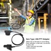 U94 PTT Adapter Durable Portable Military Intercom Headset Adapter for