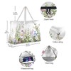 senya Flower Beach Tote Bags for Women, Spring Wild Flowers