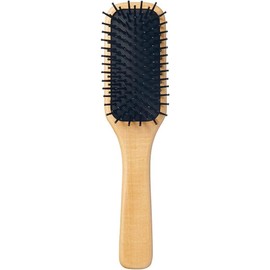  Muji 82575156 Beech Wood Hair Brush, Total Length 7.9 inches (20 cm)