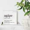 Greek Art Agape Definition Wood Box Sign Home Office Decor