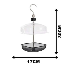 Garden Mile Hanging Bird Feeder Mealworm and Suet Feeder for Small Birds Garden Decorations Bird Watching Large