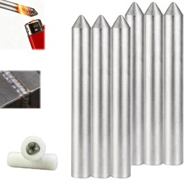 18Pcs Low Temperature Welding Rods, Aluminum Solder Bars with Flux for Stainless Steel Iron Copper, No Welding Powder Needed, DIY Repair