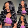5x5 HD Lace Closure Wigs Human Hair 180% Density Wear