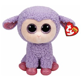 Carletto Ty 37048 Ty 37048-Lavender mit Glitzeraugen, Beanie Boo's, Ostern limitiert Lamm, 24 cm, lila