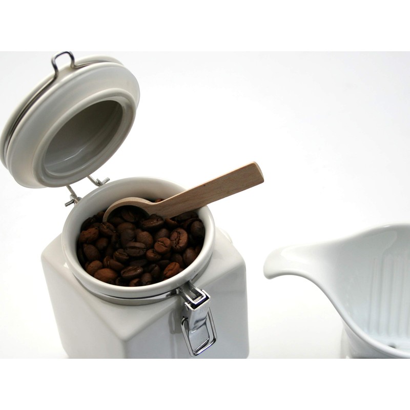 ZERO JAPAN スクエアキャニスターS ホワイト SC-44 WH