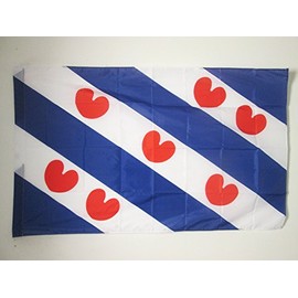 AZ FLAG Province of Fryslân Flag 3' x 5' for a Pole - Friesland Flags 90 x 150 cm - Banner 3x5 ft with Hole