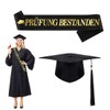 QIMMU Exam Passed Sash, Graduate Hat, Academic Hat, Bachelor Graduation