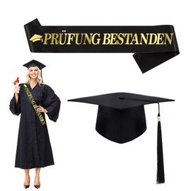 QIMMU Exam Passed Sash, Graduate Hat, Academic Hat, Bachelor Graduation Decoration, Graduation Gift, Passed Exam Gift for Graduation Party, Celebrations