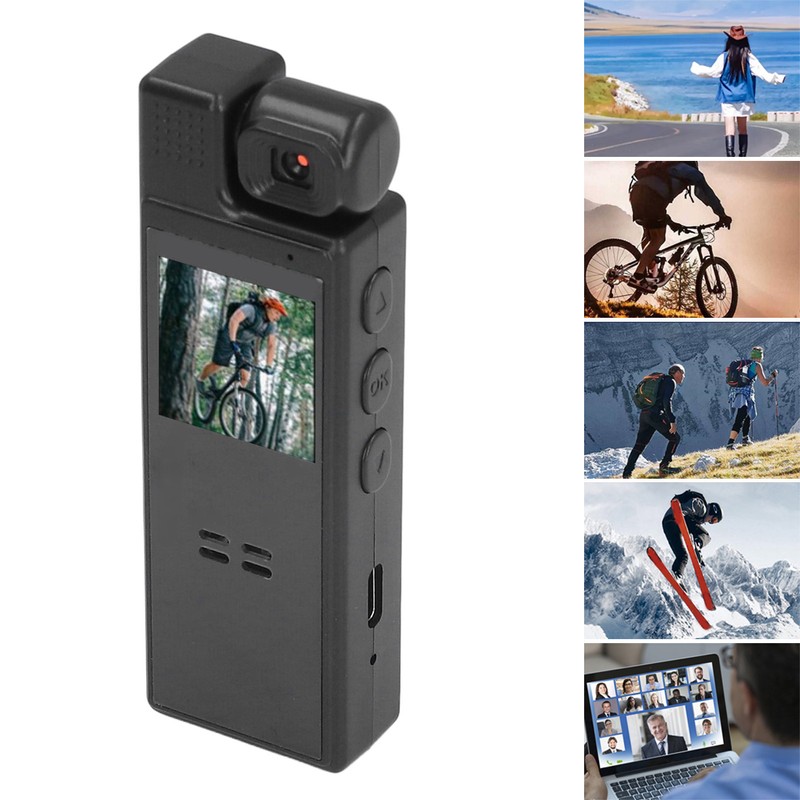 Body Cam 1080P HD 180 Degree Rotation WIFI Hotspot Motion
