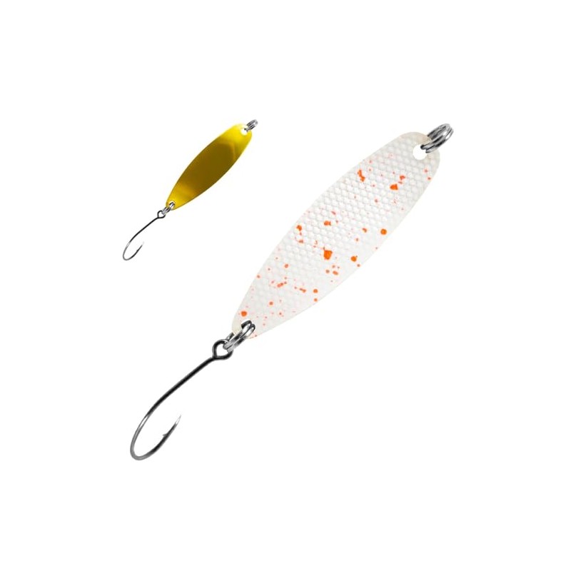 FTM Spoon Hammer 1.7 g - Trout Spoon, Colour: White
