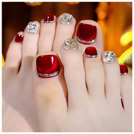 MISS MUMU Nail Tip, 24 Pieces, Nail Tip, Short, Spring, Summer, Simple, Cute, Popular, Nail Seal, Bride Nail, Glossy, False Nails, Coming of Age Ceremonies, Weddings, School Entrance Ceremonies