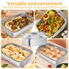 CODOHI 2 Pack Lasagna Pan with Lid 3.9 Inch Deep,