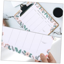 SEWACC 2pcs Tear-Off Weekly Planning Notepad Desk Planner to-do List Notepad Daily Schedule Pad