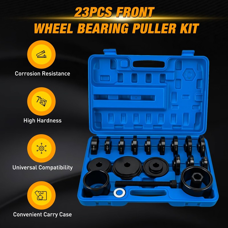 GOOACC Wheel Bearing Removal Tool Kit, 23PCS Wheel Bearing Press