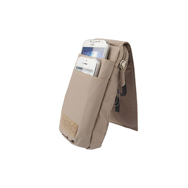 DFV mobile - Multi-Functional Vertical Stripes Pouch Bag Case Zipper