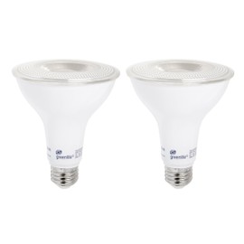 Greenlite LED PAR30 Long Neck Dimmable Flood Light Bulb, 11W (75W Equivalent), 850 Lumens, 2700k Soft White, Indoor/Outdoor, Weatherproof, 120V, Energy Star, (2 Pack)