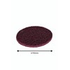 2W Sanding Fleece Disc Diameter 150 mm Red P320