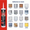 GE Supreme Silicone Caulk for Kitchen & Bath, White, 10.1