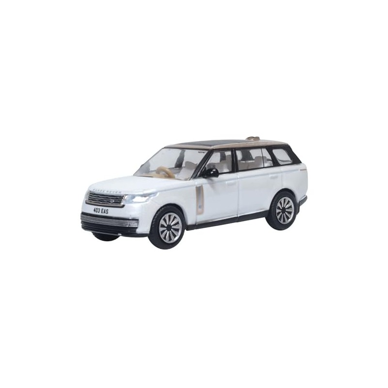 Oxford Diecast 1:76 Range Rover L460 LWB SV Ice White/Corinthian