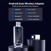 vnilrgle Android Auto Wireless Adapter, Convert Factory Wired to Wireless,
