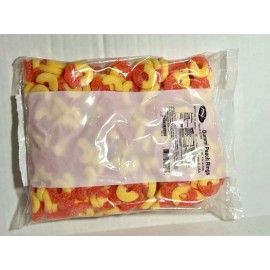 Albanese Peach Gummy Ring Candy 8oz 1LB 2LB 3LB 4LB 4.5LB Bag Fresh Peach Candy - 8 OZ