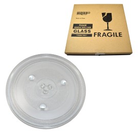 HQRP 12-3/8 inch Glass Turntable Tray compatible with Magic Chef MCM1110 MCM1110W MCM1110B MCM1101SV GA1000AP30P3 P34 252100500504 Microwave Oven Cooking Plate 315mm