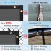 Amagenix Privacy Fence Screen 5'x48'CustomSized Mesh Fencing Shade Cover with