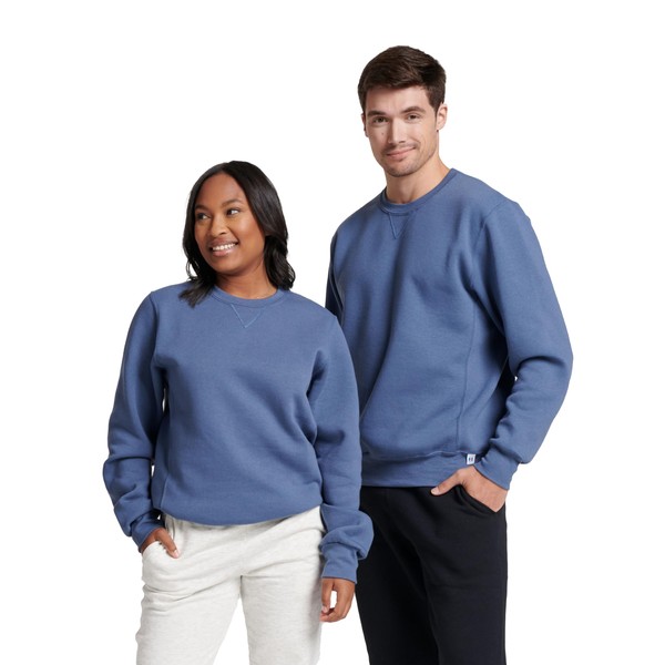 Russell Athletic Men's Dri-Power Crewneck Fleece Sweatshirt, Vintage Blue X-Large