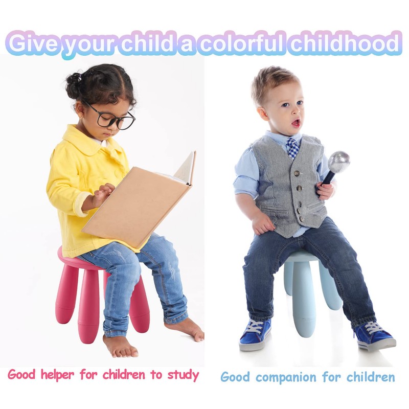 Kids Step Stool, Kindergarten Study Stools, Lightweight Footstools are Sturdy