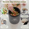 Perfnique Kitchen Compost Bin, 1.3 Gallon Countertop Compost Bin with