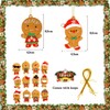 12PCS Easter Christmas Gingerbread Ornaments, Gingerbread Tree Decorations Ginger Man