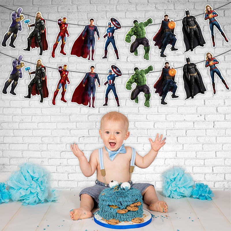 Suprhero Garland Decoration