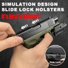 (1No Fuel Included) Windproof Butane Lighter Refillable Torch Ligher For